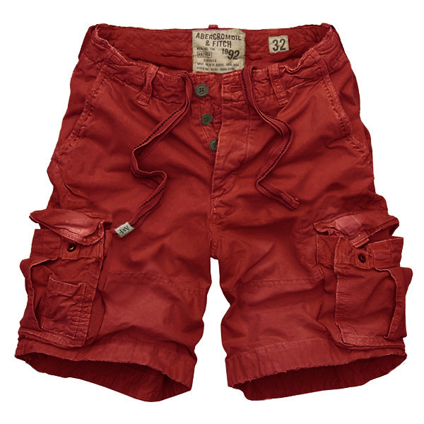 Abercrombie Fitch Hombres Cargo Patalón Corto AF7548